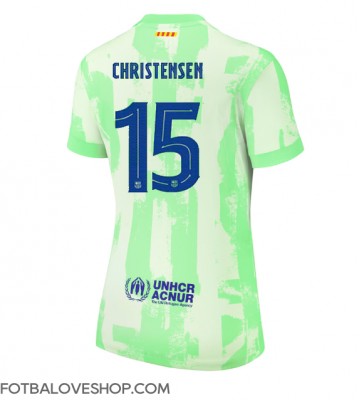 Barcelona Andreas Christensen #15 Dámské Alternativní Dres 2024-25 Krátký Rukáv