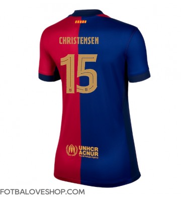 Barcelona Andreas Christensen #15 Dámské Domácí Dres 2024-25 Krátký Rukáv