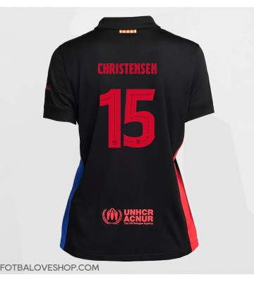 Barcelona Andreas Christensen #15 Dámské Venkovní Dres 2024-25 Krátký Rukáv