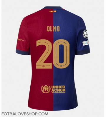 Barcelona Dani Olmo #20 Domácí Dres 2024-25 Krátký Rukáv