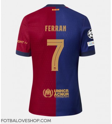 Barcelona Ferran Torres #7 Domácí Dres 2024-25 Krátký Rukáv