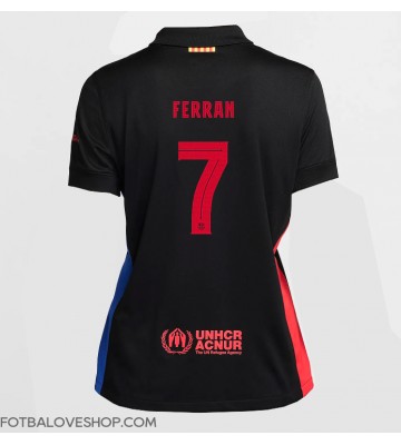 Barcelona Ferran Torres #7 Dámské Venkovní Dres 2024-25 Krátký Rukáv