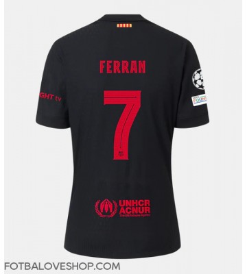 Barcelona Ferran Torres #7 Venkovní Dres 2024-25 Krátký Rukáv