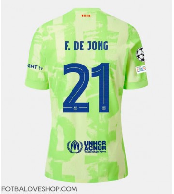 Barcelona Frenkie de Jong #21 Alternativní Dres 2024-25 Krátký Rukáv