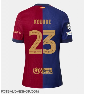 Barcelona Jules Kounde #23 Domácí Dres 2024-25 Krátký Rukáv