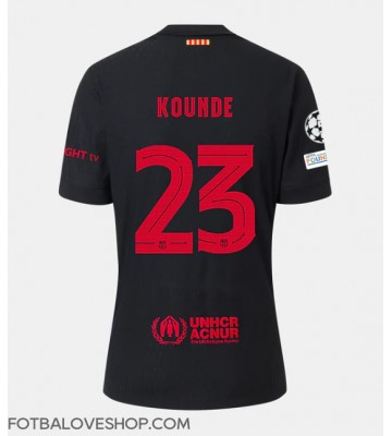 Barcelona Jules Kounde #23 Venkovní Dres 2024-25 Krátký Rukáv