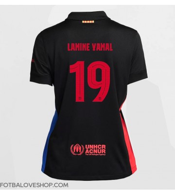 Barcelona Lamine Yamal #19 Dámské Venkovní Dres 2024-25 Krátký Rukáv