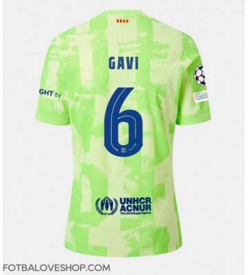 Barcelona Paez Gavi #6 Alternativní Dres 2024-25 Krátký Rukáv