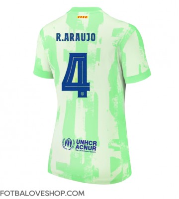 Barcelona Ronald Araujo #4 Dámské Alternativní Dres 2024-25 Krátký Rukáv