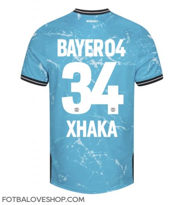 Bayer Leverkusen Granit Xhaka #34 Alternativní Dres 2023-24 Krátký Rukáv