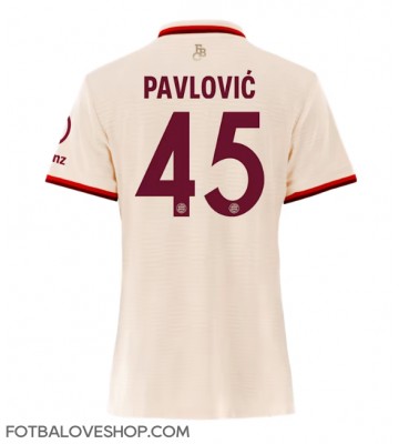 Bayern Munich Aleksandar Pavlovic #45 Dámské Alternativní Dres 2024-25 Krátký Rukáv