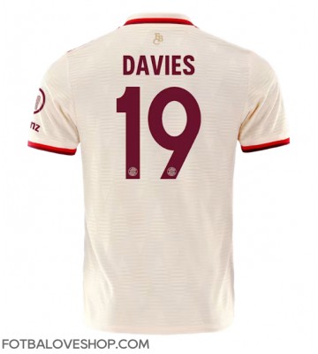 Bayern Munich Alphonso Davies #19 Alternativní Dres 2024-25 Krátký Rukáv