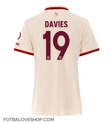 Bayern Munich Alphonso Davies #19 Dámské Alternativní Dres 2024-25 Krátký Rukáv