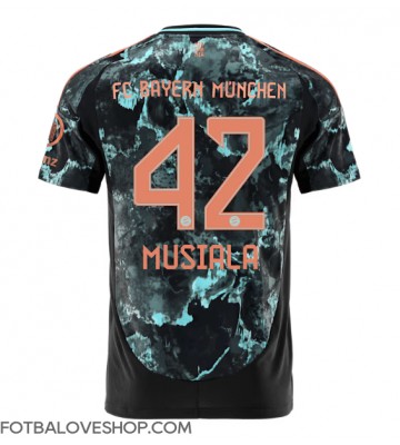 Bayern Munich Jamal Musiala #42 Venkovní Dres 2024-25 Krátký Rukáv