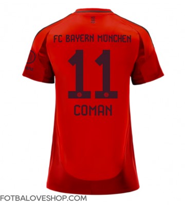 Bayern Munich Kingsley Coman #11 Dámské Domácí Dres 2024-25 Krátký Rukáv