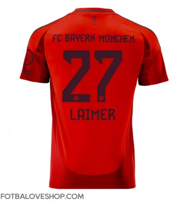 Bayern Munich Konrad Laimer #27 Domácí Dres 2024-25 Krátký Rukáv