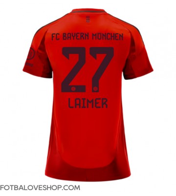 Bayern Munich Konrad Laimer #27 Dámské Domácí Dres 2024-25 Krátký Rukáv