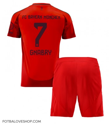 Bayern Munich Serge Gnabry #7 Dětské Domácí Dres 2024-25 Krátký Rukáv (+ trenýrky)