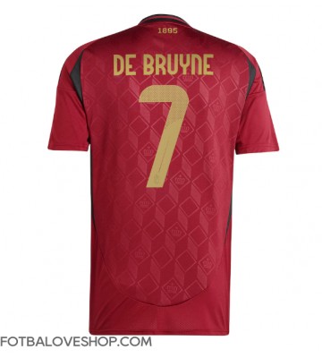 Belgie Kevin De Bruyne #7 Domácí Dres ME 2024 Krátký Rukáv