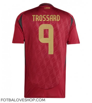 Belgie Leandro Trossard #9 Domácí Dres ME 2024 Krátký Rukáv