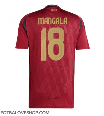 Belgie Orel Mangala #18 Domácí Dres ME 2024 Krátký Rukáv