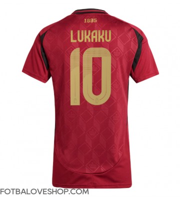 Belgie Romelu Lukaku #10 Dámské Domácí Dres ME 2024 Krátký Rukáv