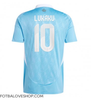 Belgie Romelu Lukaku #10 Venkovní Dres ME 2024 Krátký Rukáv