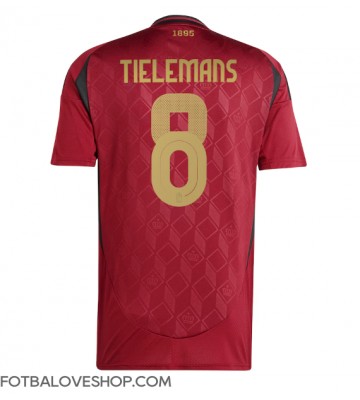 Belgie Youri Tielemans #8 Domácí Dres ME 2024 Krátký Rukáv