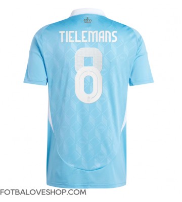 Belgie Youri Tielemans #8 Venkovní Dres ME 2024 Krátký Rukáv