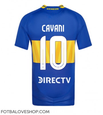 Boca Juniors Edinson Cavani #10 Domácí Dres 2024-25 Krátký Rukáv