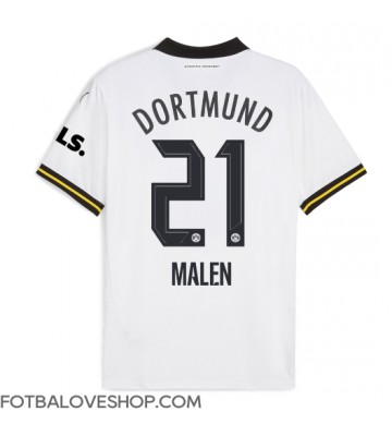 Borussia Dortmund Donyell Malen #21 Alternativní Dres 2024-25 Krátký Rukáv