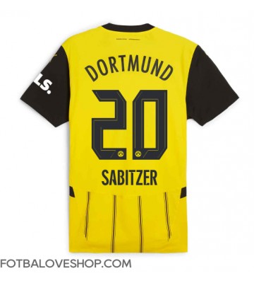 Borussia Dortmund Marcel Sabitzer #20 Domácí Dres 2024-25 Krátký Rukáv