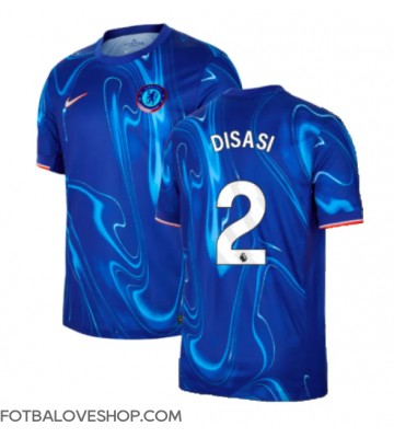 Chelsea Axel Disasi #2 Domácí Dres 2024-25 Krátký Rukáv