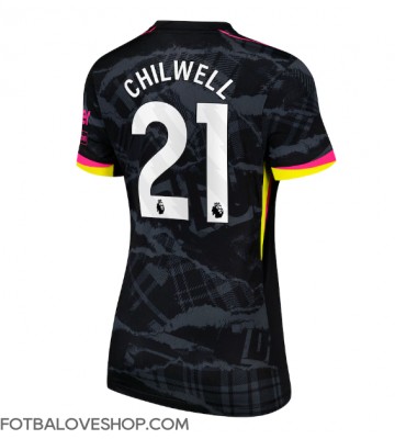 Chelsea Ben Chilwell #21 Dámské Alternativní Dres 2024-25 Krátký Rukáv