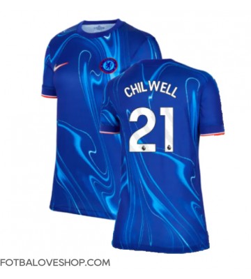 Chelsea Ben Chilwell #21 Dámské Domácí Dres 2024-25 Krátký Rukáv