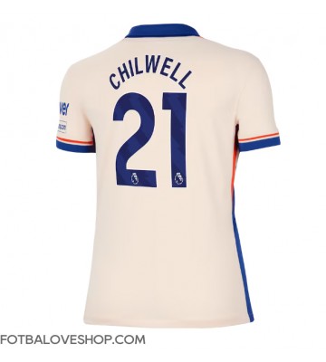 Chelsea Ben Chilwell #21 Dámské Venkovní Dres 2024-25 Krátký Rukáv