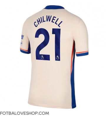 Chelsea Ben Chilwell #21 Venkovní Dres 2024-25 Krátký Rukáv