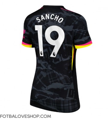 Chelsea Jadon Sancho #19 Dámské Alternativní Dres 2024-25 Krátký Rukáv