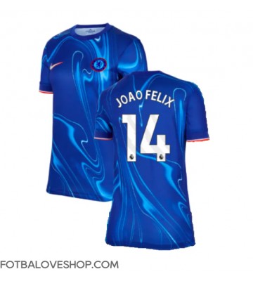 Chelsea Joao Felix #14 Dámské Domácí Dres 2024-25 Krátký Rukáv