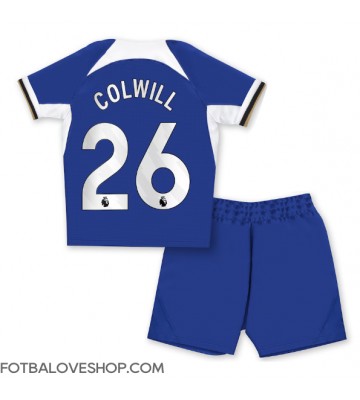 Chelsea Levi Colwill #26 Dětské Domácí Dres 2023-24 Krátký Rukáv (+ trenýrky)