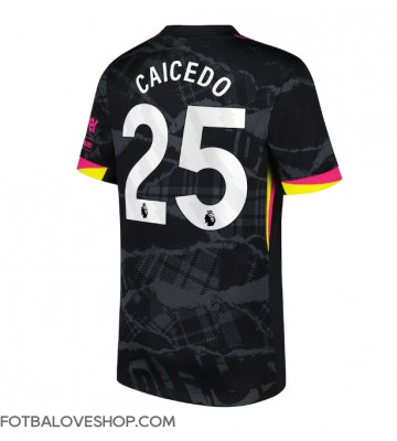 Chelsea Moises Caicedo #25 Alternativní Dres 2024-25 Krátký Rukáv