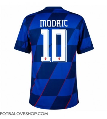 Chorvatsko Luka Modric #10 Venkovní Dres ME 2024 Krátký Rukáv