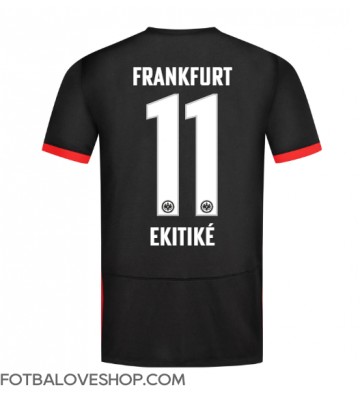 Eintracht Frankfurt Hugo Ekitike #11 Venkovní Dres 2024-25 Krátký Rukáv