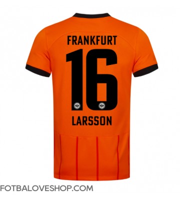 Eintracht Frankfurt Hugo Larsson #16 Alternativní Dres 2024-25 Krátký Rukáv