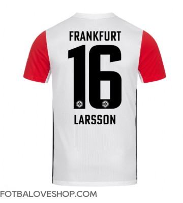 Eintracht Frankfurt Hugo Larsson #16 Domácí Dres 2024-25 Krátký Rukáv