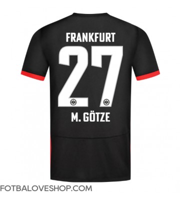 Eintracht Frankfurt Mario Gotze #27 Venkovní Dres 2024-25 Krátký Rukáv