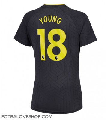 Everton Ashley Young #18 Dámské Venkovní Dres 2024-25 Krátký Rukáv