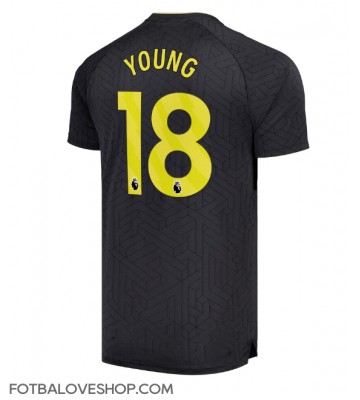 Everton Ashley Young #18 Venkovní Dres 2024-25 Krátký Rukáv