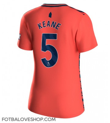 Everton Michael Keane #5 Dámské Venkovní Dres 2023-24 Krátký Rukáv