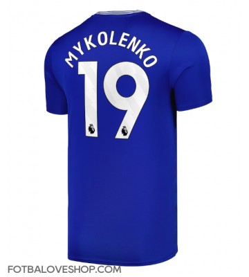 Everton Vitaliy Mykolenko #19 Domácí Dres 2024-25 Krátký Rukáv